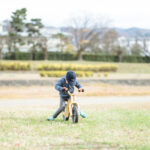 補助輪付き自転車デビューしました